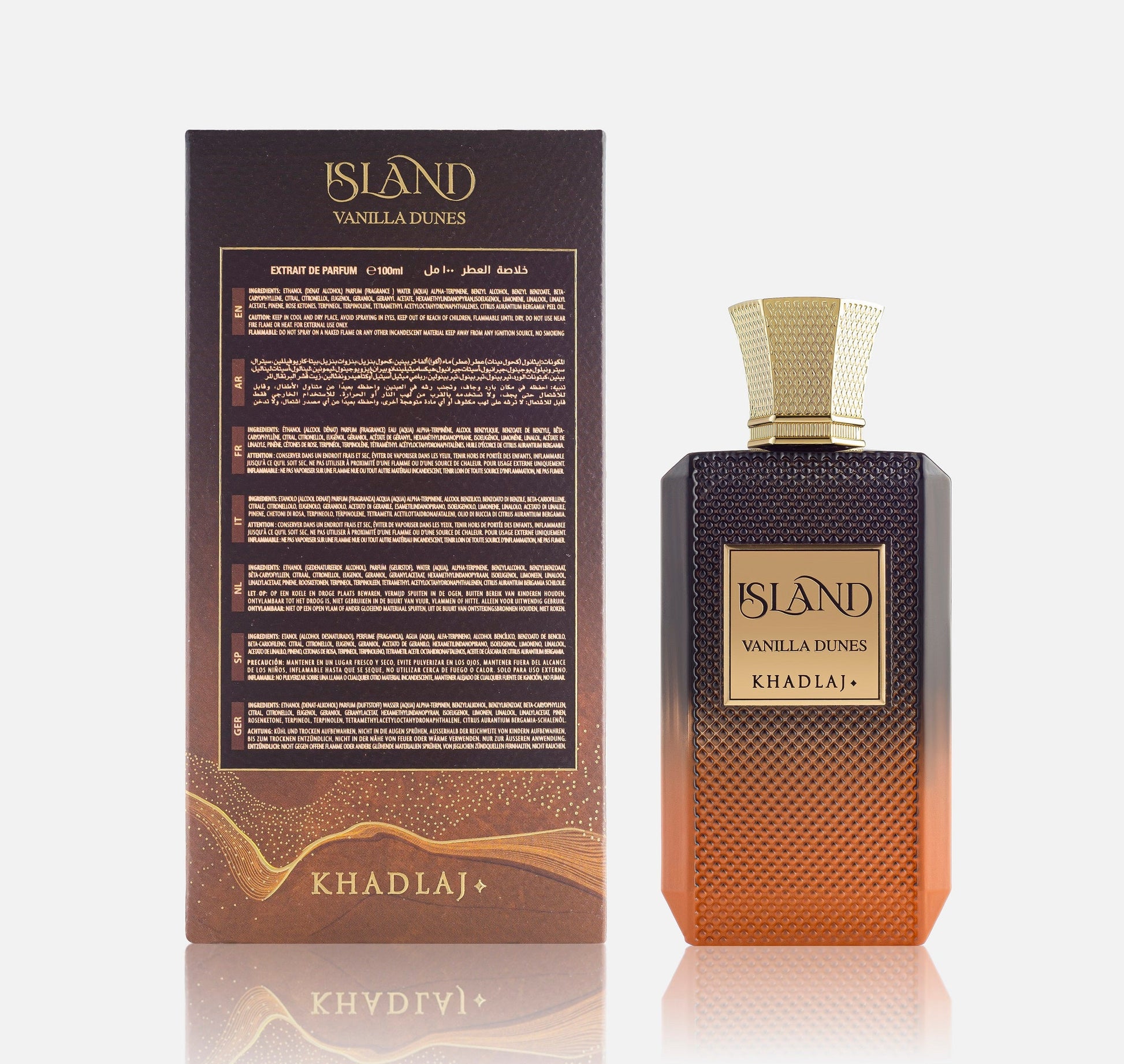 KHADLAJ ISLAND VANILLA DUNES 100 ML EXTRAIT DE PARFUM SPRAY - Khadlaj Perfumes