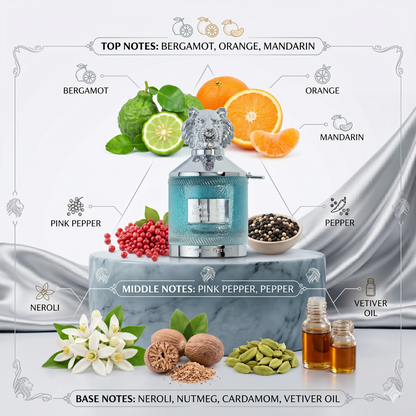 Shaikh Saeed Wadi Al Muluk Silver Elixir Perfume for Men and Women - 100ml
