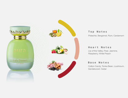 Khadlaj Perfumes La Fede Aura Pista Dessert 100 Ml Edp Spray For Women Perfume Spray